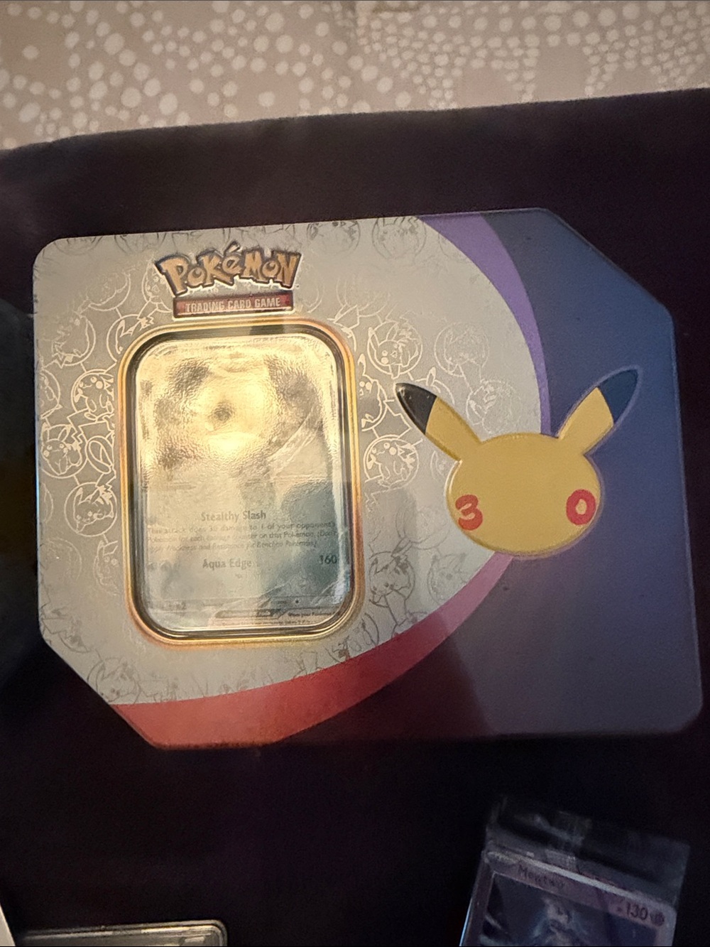 Pokemon 30th Anniversary collection Tin Set of 2 from Target w/promo cards etc - Picture 4 of 16